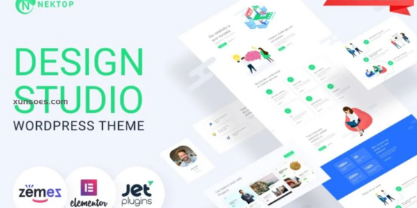 Nektop Design Studio Multipurpose Creative WordPress Elementor Theme WordPress Theme 1.0.1 GPL Theme