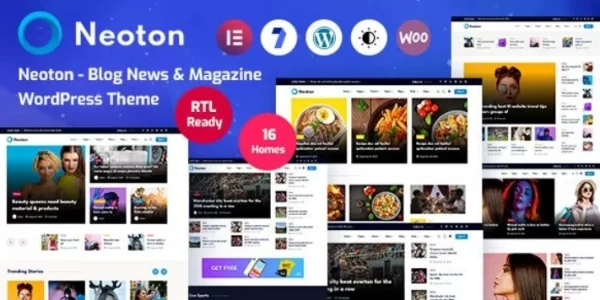 Neoton News Magazine WordPress Theme 1.0.1 GPL Theme
