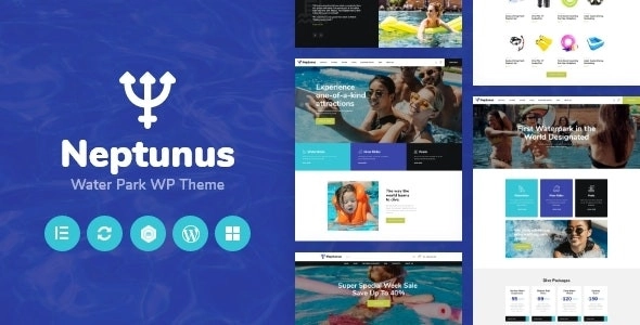 Neptunus Water Amusement Park WordPress Theme 1.0.1 GPL Theme