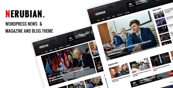 Nerubian A Modern News Magazine Theme 2.0.0 GPL Theme