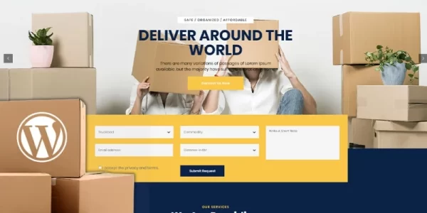 Nescobee Movers WordPress Theme 1.0.0 GPL Theme