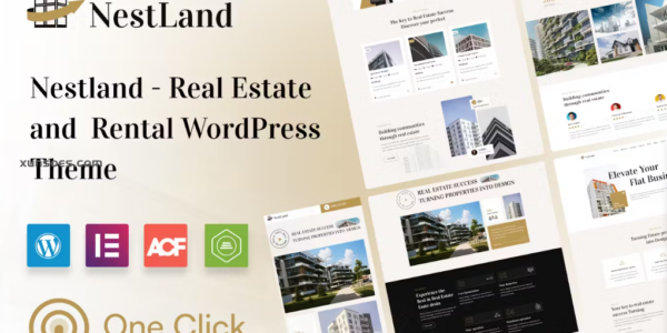 NestLand Real Estate WordPress Theme 1.0.0 GPL Theme