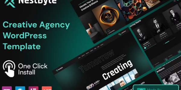 Nestbyte – Creative Agency and Startup WordPress Theme 1.1 GPL Theme