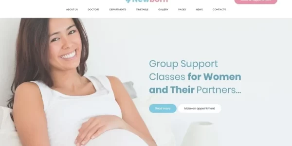 Newborn Pregnancy Support Center WordPress Theme 1.0.0 GPL Theme