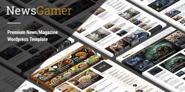 News Gamer A Newspaper Publishing Theme | News / Editorial 3.1 GPL Theme