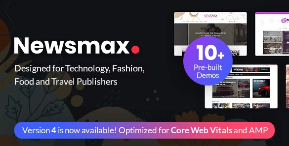 Newsmax Multi-Purpose News Magazine Theme 4.1.0 GPL Theme