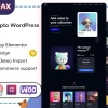 Nftmax – NFT Crypto WordPress Theme 1.0 GPL Theme