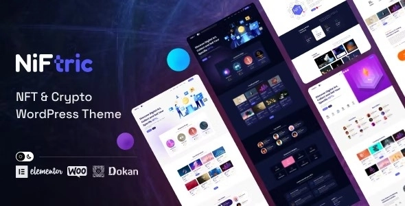 Niftric NFT Marketplace WordPress Theme 1.0 GPL Theme