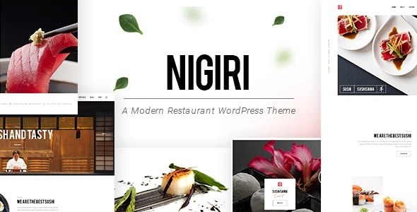 Nigiri Restaurant Theme 1.4 GPL Theme