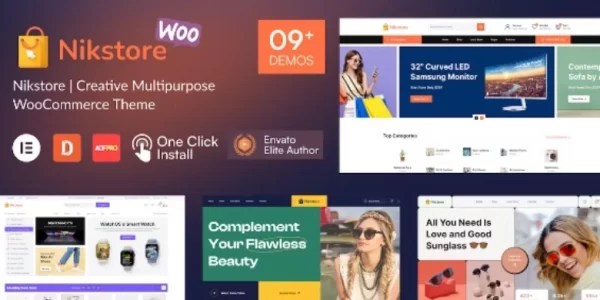 Nikstore Creative Multipurpose WooCommerce Theme 1.3.1 GPL Theme