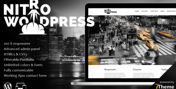 Nitro – Multipurpose WordPress Theme 1.12 GPL Theme