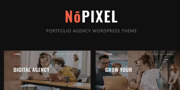 NoPixel Portfolio Agency WordPress Theme 1.0 GPL Theme