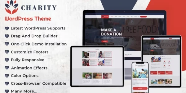 Non-profit and Charity WordPress Theme 1.0.0 GPL Theme