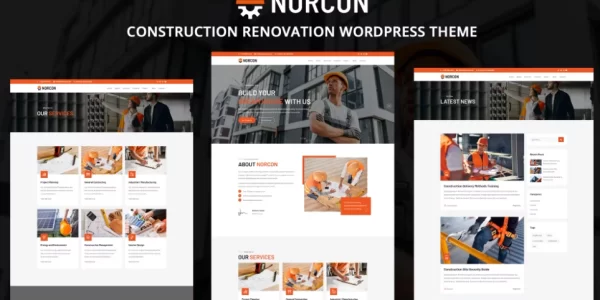 Norcon Construction Renovation WordPress Theme 1.0 GPL Theme