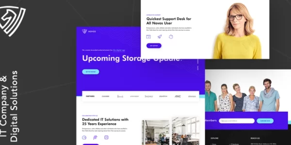 Novos | IT Company Digital Solutions WordPress Theme WordPress Theme 1.0.0 GPL Theme