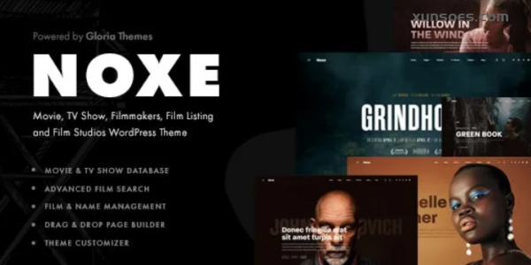 Noxe Movie Studios Filmmakers Theme 1.2.0 GPL Theme