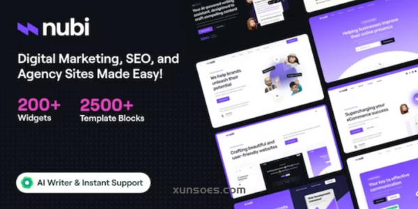 Nubi Digital Marketing SEO WordPress Theme 2.0.0 GPL Theme