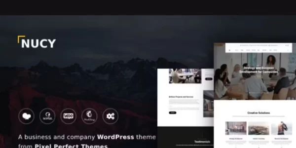 Nucy – Business Company WordPress Theme 1.2.5 GPL Theme