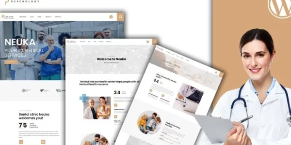 Nueka Therapy Practice WordPress Theme 1.0.0 GPL Theme