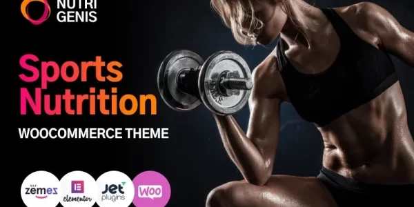 Nutrigenis Sports Nutrition WordPress Theme 1.0.0 GPL Theme