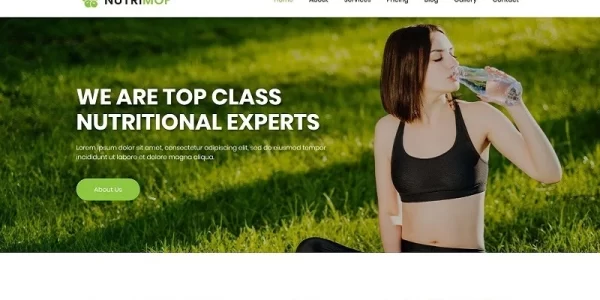 Nutrimof Nutritional Health WordPress Theme 1.0.0 GPL Theme