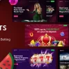 Nuts Gambling, Casino Betting WordPress Theme 2.0 GPL Theme