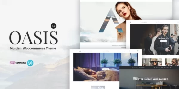 Oasis Modern WooCommerce Theme 1.2.8 GPL Theme