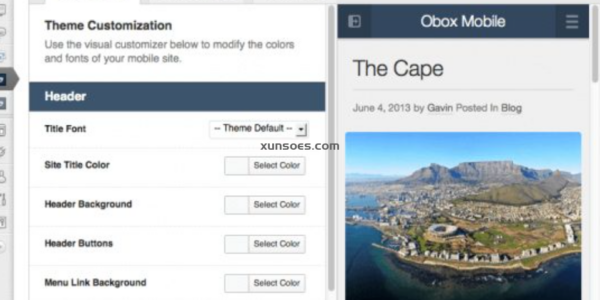 OboxThemes Obox Mobile WordPress Plugin 2.0.3 GPL Theme