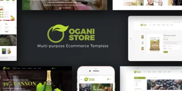 Ogani Organic Food Store Theme for WooCommerce 1.3.2 GPL Theme