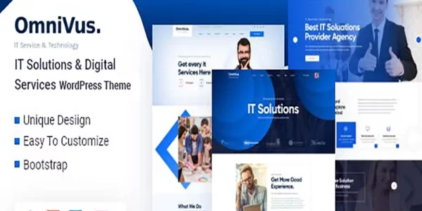 Omnivus IT Solutions Services WordPress Theme 1.2.0 GPL Theme
