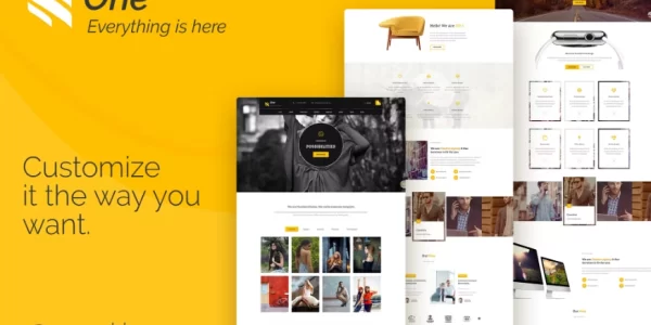 One Business Agency Events WooCommerce Theme 1.3 GPL Theme