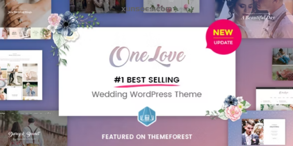 OneLove The Elegant Clean Multipurpose Wedding WordPress Theme 3.9 GPL Theme