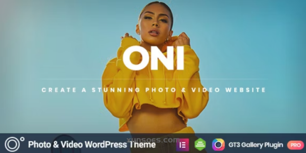 Oni Photography WordPress Theme 1.3.8 GPL Theme
