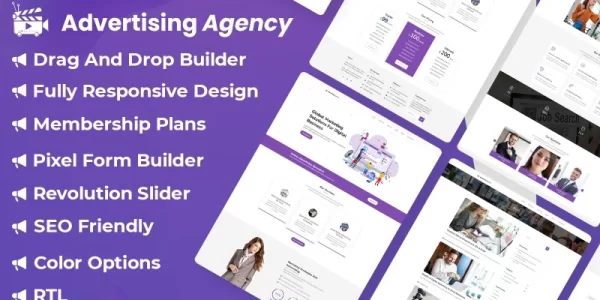 Online Advertising Agency WordPress Theme 1.0.0 GPL Theme