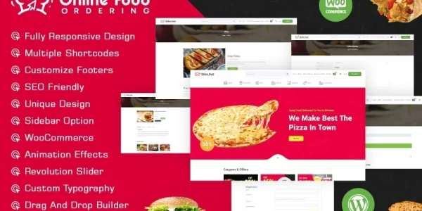Online Food Ordering WordPress Theme 1.0.0 GPL Theme