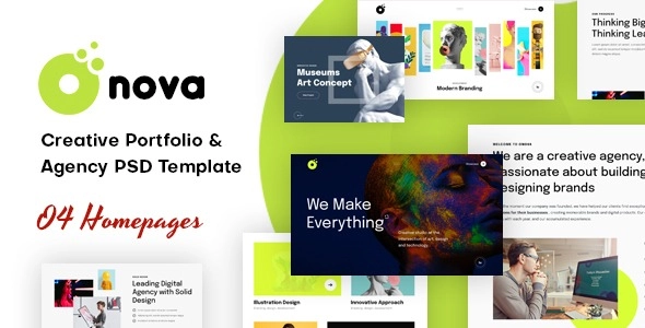 Onovo Creative Portfolio Agency WordPress Theme 1.2.0 GPL Theme
