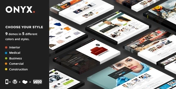 Onyx Multi-Concept Business Theme v v3.3 GPL Theme