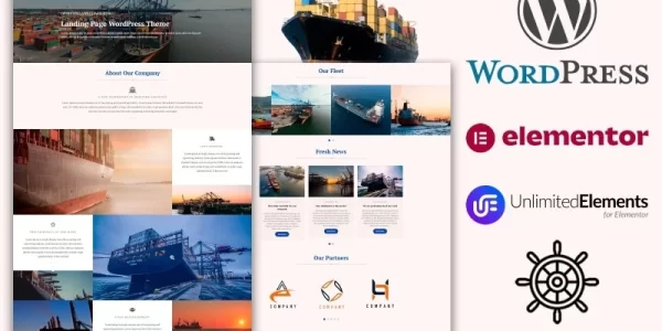 Operand Operating and Chartering Landing Page WordPress Theme 1.2.0 GPL Theme