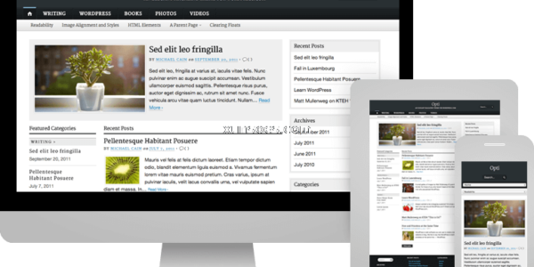 Opti Theme 1.7.4 GPL Theme