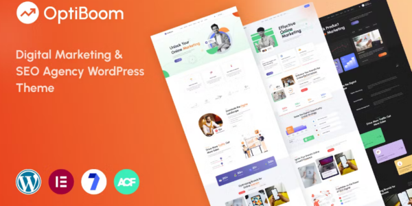 OptiBoom – Digital Marketing SEO Agency 1.0.1 GPL Theme