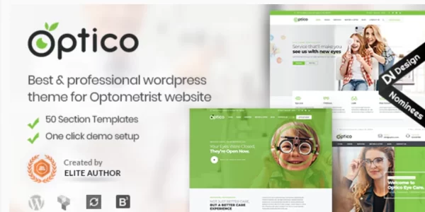 Optico | Optometrist Eye Care WordPress Theme 7.0 GPL Theme