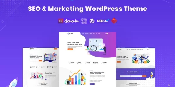 Optimax SEO Marketing WordPress Theme 1.9 GPL Theme
