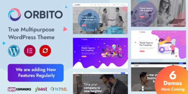 Orbito Creative Agency WordPress Theme 1.3 GPL Theme