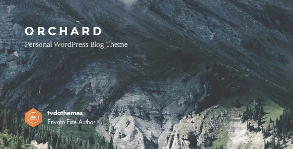Orchard Personal WordPress Blog Theme 1.0.6 GPL Theme