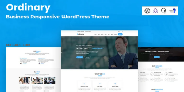 Ordinary – Business Responsive WordPress Theme 1.0.0 GPL Theme