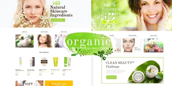 Organic Beauty 1.4.3 GPL Theme