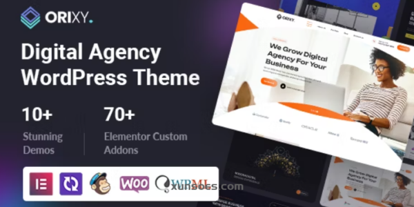 Orixy Digital Agency WordPress Theme 1.0.7 GPL Theme