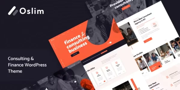 Oslim – Consulting Finance WordPress Theme 1.0 GPL Theme