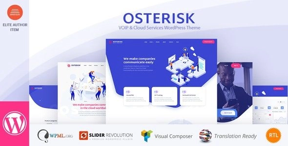 Osterisk: VOIP Cloud Services WordPress Theme 2.9 GPL Theme