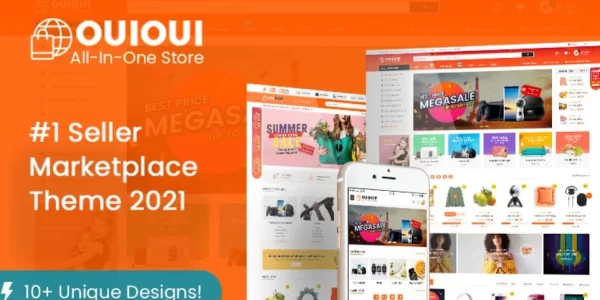 OuiOui Multi Vendor MarketPlace Elementor WooCommerce WordPress Theme (Mobile Layouts Ready) 1.4.13 GPL Theme